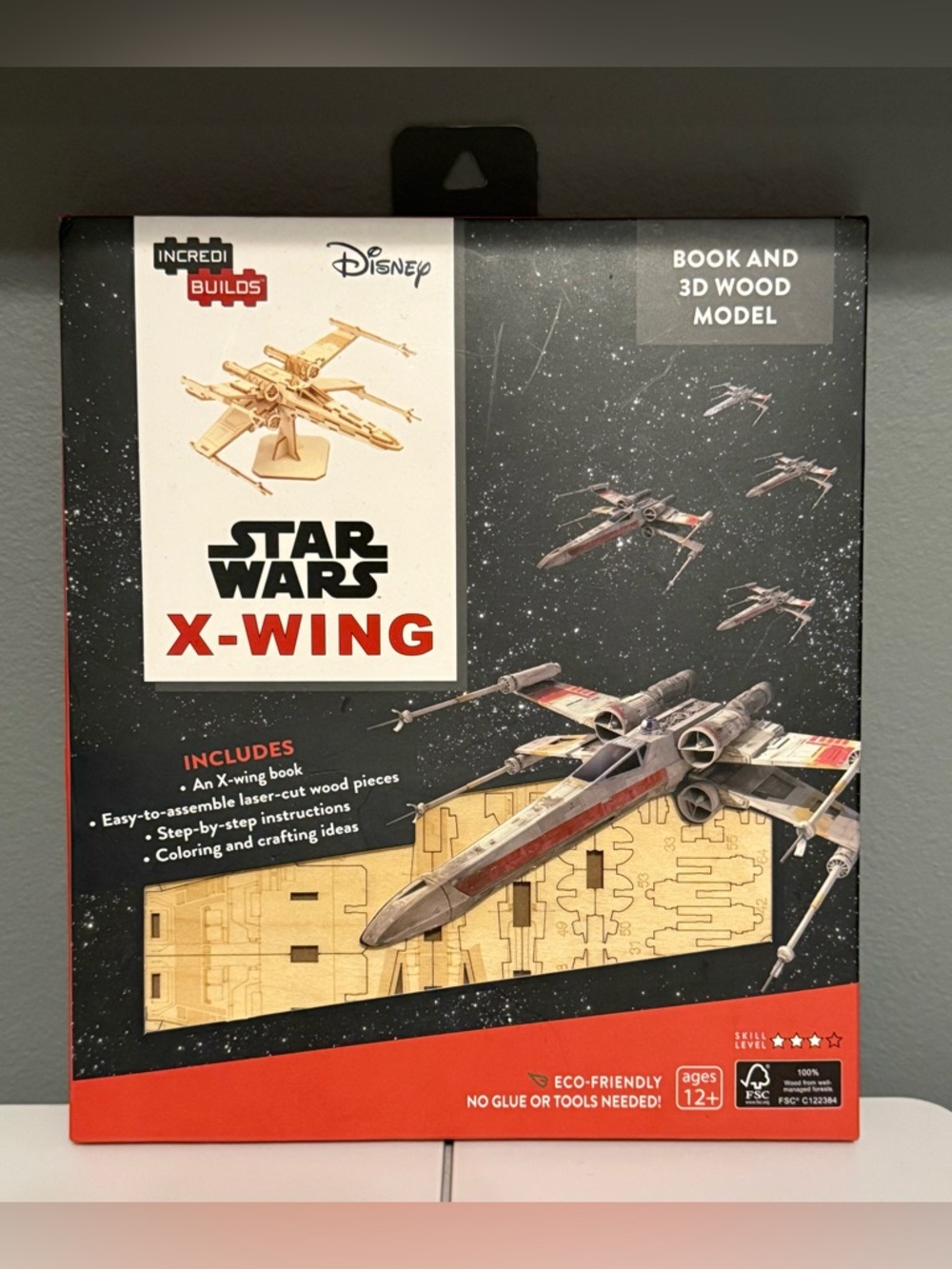 Disney Star Wars X-Wing 3D Wood Model Kit
